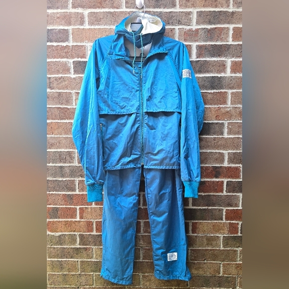 1981 Gore-Tex for Moss Brown Track Suit Full Suit Including Optional Hood - Picture 2 of 16